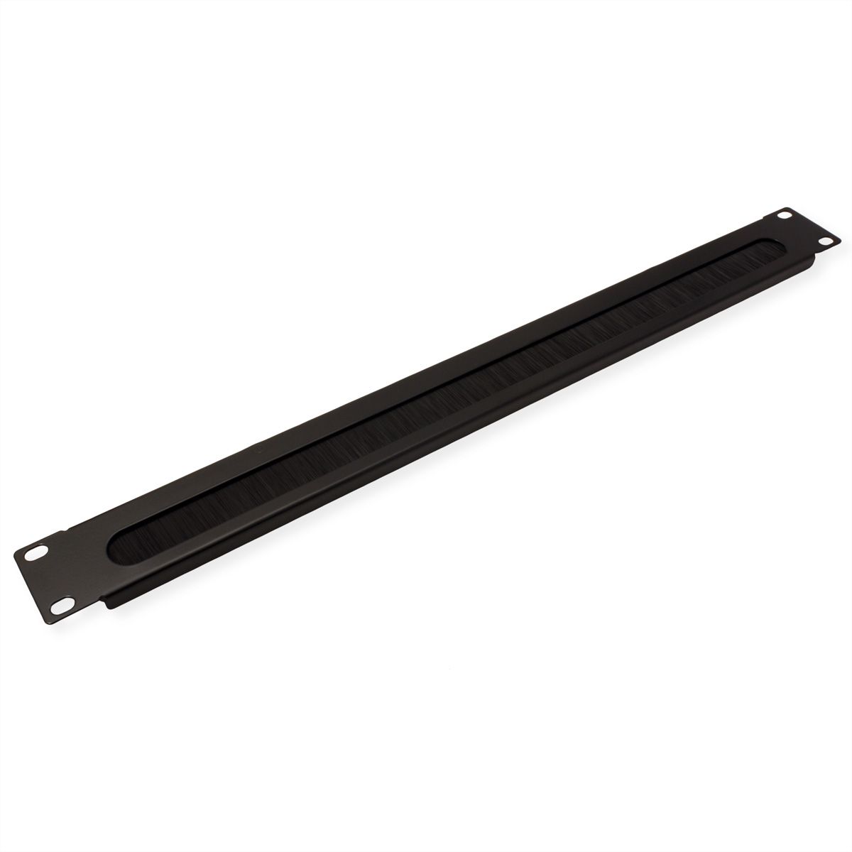 VALUE 19" Cable Entry 1U with Brush Seal, black