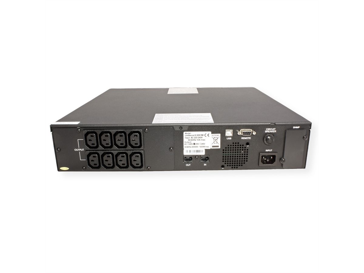 ROLINE LineSecure III 1000R - Line Interactive UPS, Rack Version