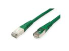 ROLINE S/FTP (PiMF) Patch Cord, Cat.6 (Class E), green, 20 m