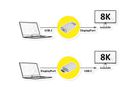 VALUE DisplayPort to Type C Adapter, Bi-directional, 8K60Hz