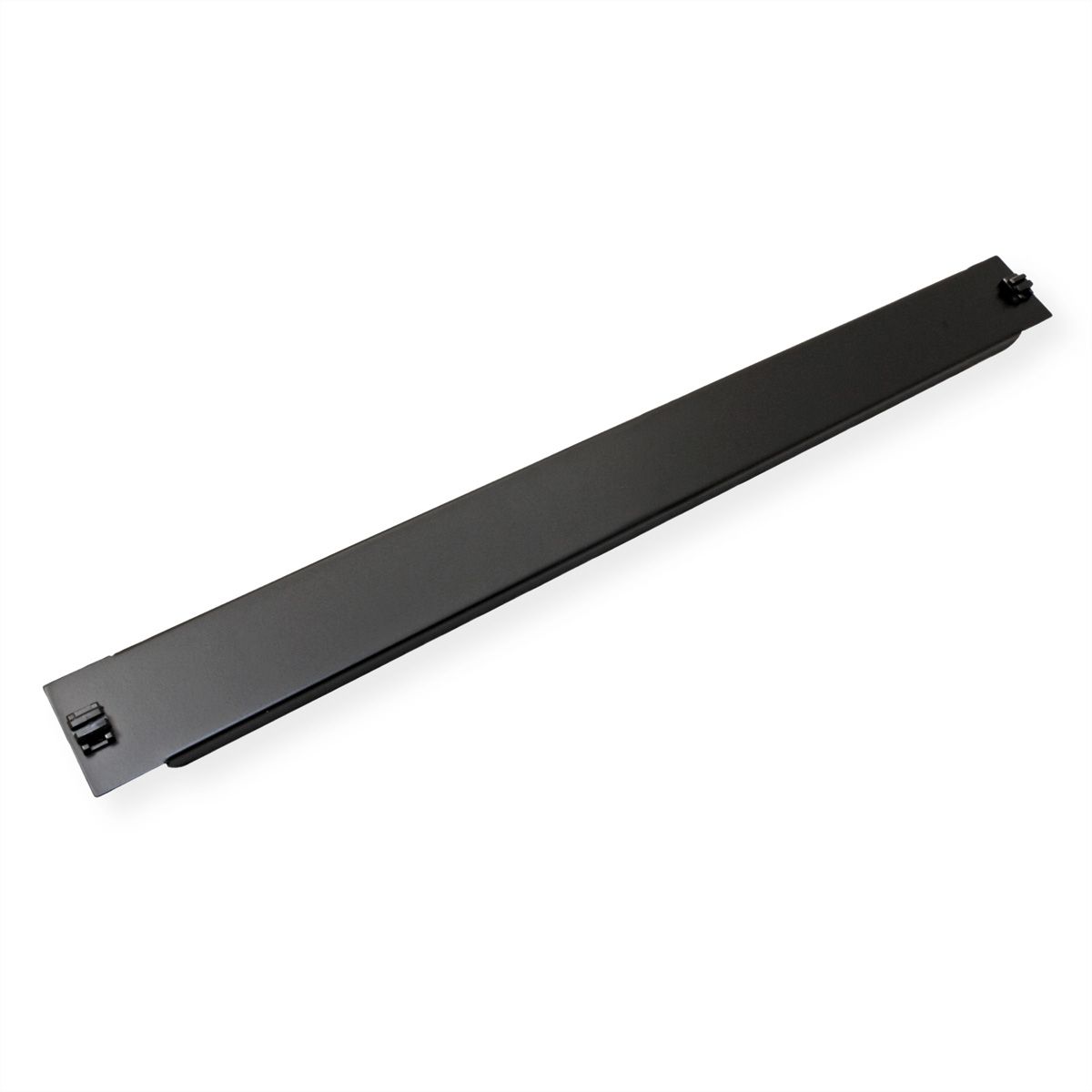 VALUE 19" Blank Panel, Snap-in, 1U, Metal, black