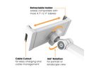 VALUE Universal Adjustable Tablet Clamp Mount