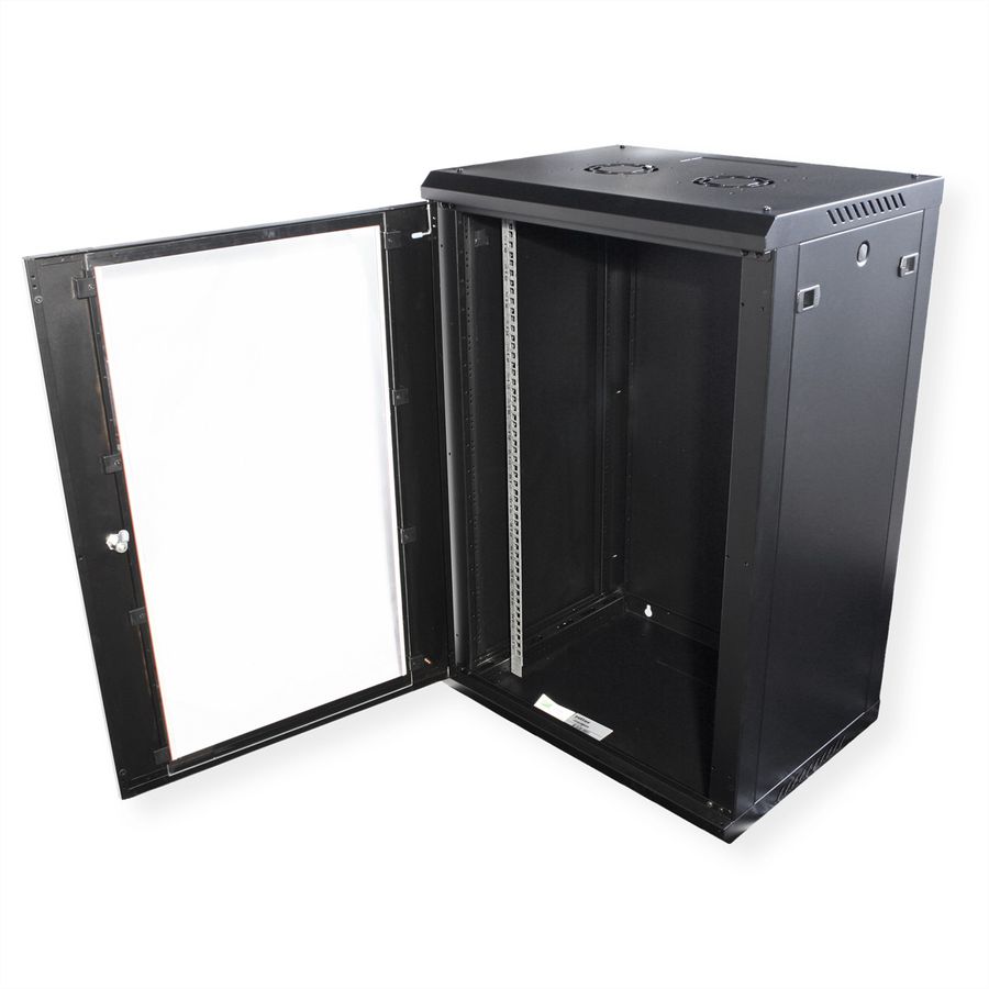 ROLINE 19" Wall Cabinet Basic Plus 18U, 600x450 BxT black