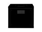 ROLINE 19-inch wall-mounted housing Pro 9 U, 600x600 WxD black