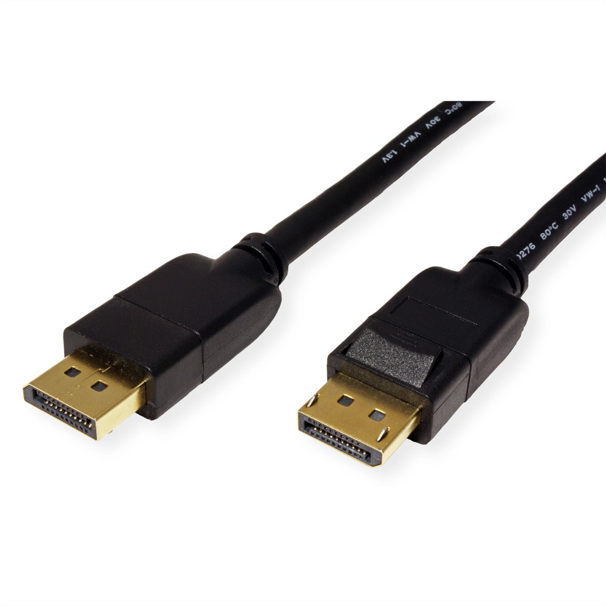ROLINE DisplayPort Cable, v1.4, DP-DP, M/M, black, 1.5 m