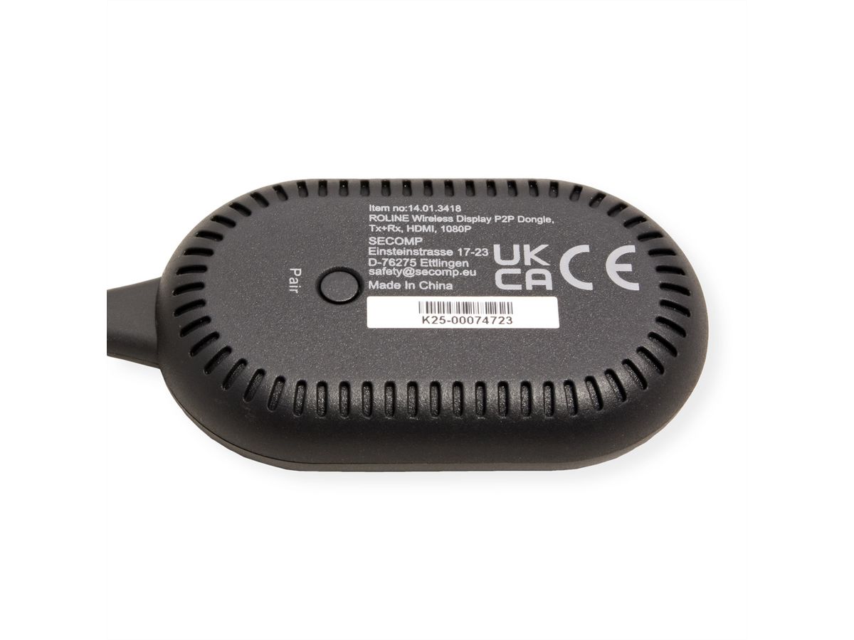 ROLINE Wireless Extender Set, TX+RX, C-HDMI, 1080p, 20 m