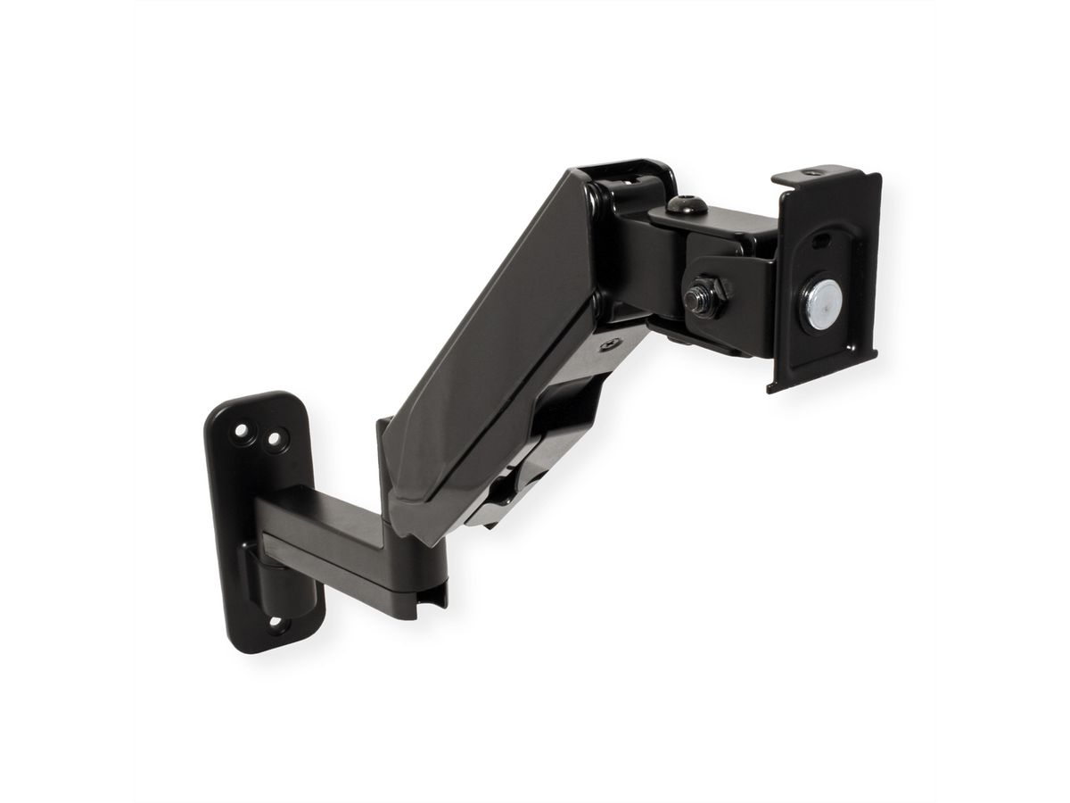 VALUE LCD Monitor Arm, Wall Mount, 5 Joints, Pivot, black