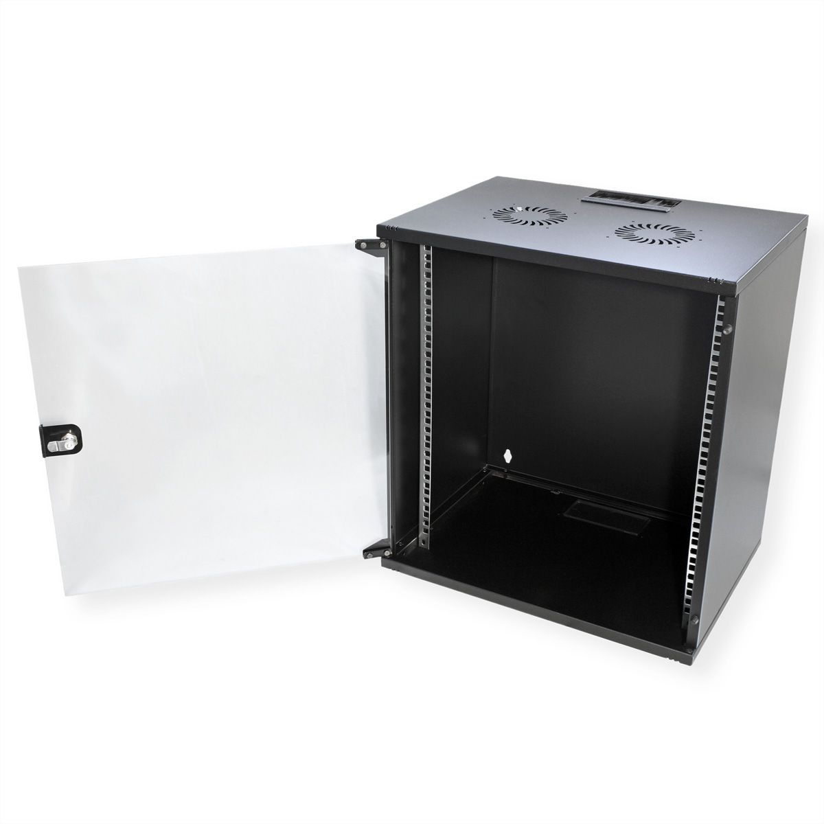 ROLINE 19-inch wall-mounted housing Basic 12 U, 540x400 WxD kit black