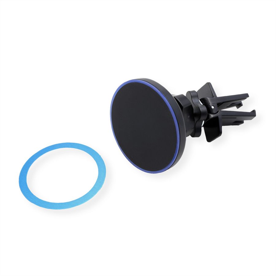 ROLINE Wireless Charger (15W) and Car Smartphone Holder, Magnetic