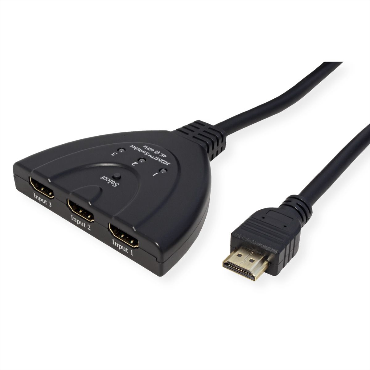 VALUE HDMI Switch, 3x1, 4K60Hz