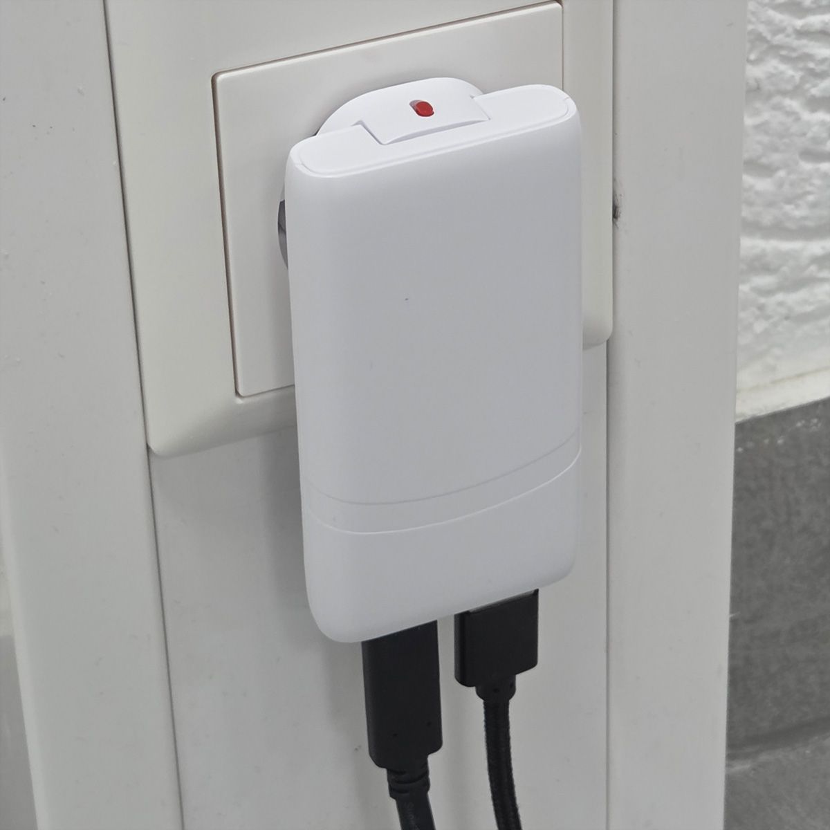 VALUE USB Wall Charger, EU/US Plug, 2x Ports (A+C), 65W