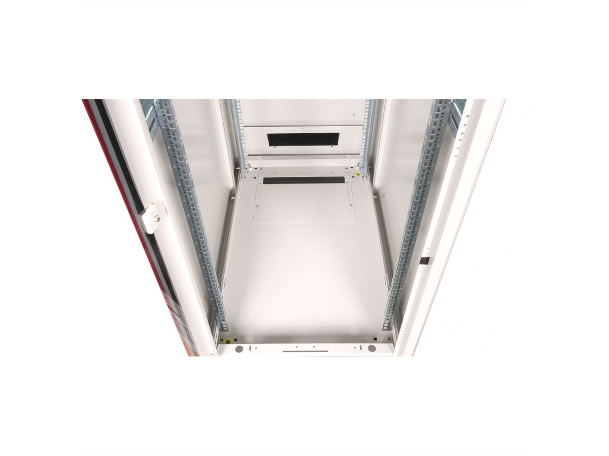ROLINE 19-inch Network Cabinet Pro 47 U, 600x1000 WxD glass door grey