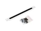 ROLINE 10-inch cable feed, with brush strip 0.5U grey
