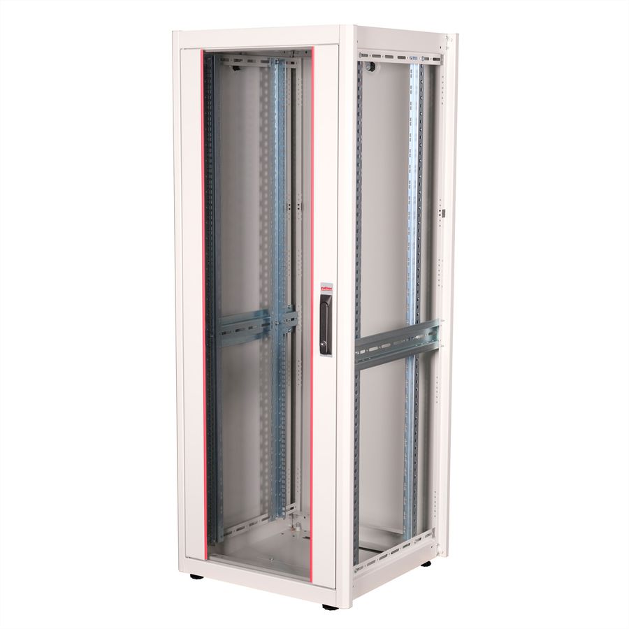 ROLINE 19-inch network cabinet Basic 32 U, 600x600 WxD glass door grey
