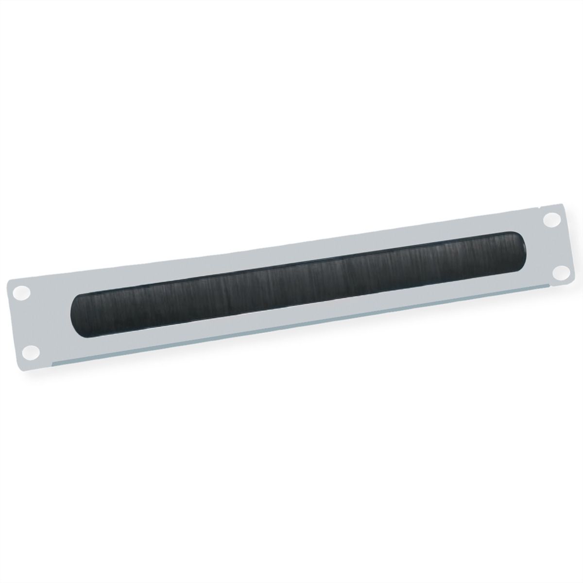 VALUE 19" Cable Entry 2U with Brush Seal, grey