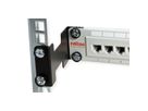 VALUE 19" Rack Depth Extender, 2 pcs, 1U, metal, 101.5mm