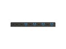 ROLINE KVM Switch, 4 PCs, HDMI 4K@60Hz, with 3 Port USB 3.2 Gen1 / USB 3.0 Hub