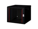 ROLINE 19-inch wall-mounted housing Pro 9 U, 600x600 WxD black