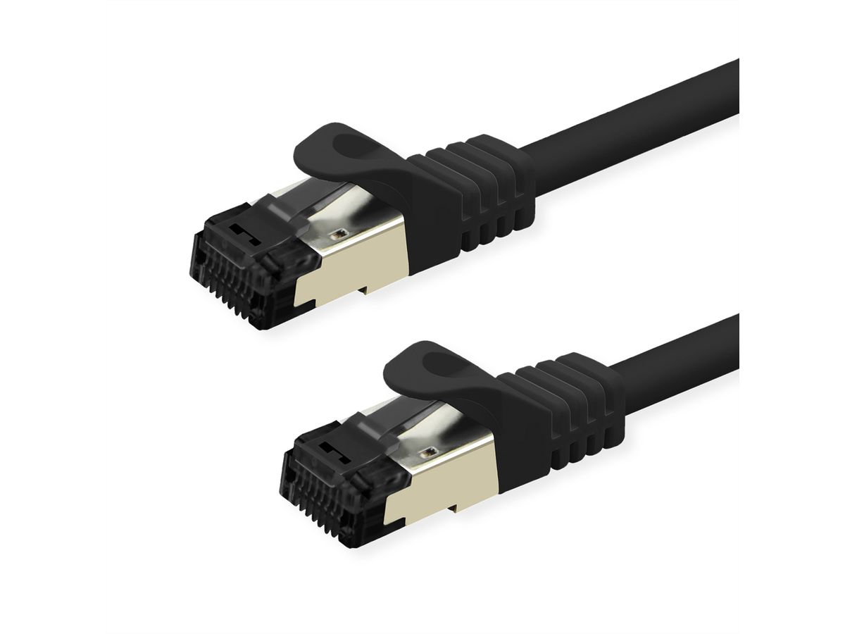 VALUE S/FTP Patch Cord Cat.8 (Class I), stranded, LSOH, black, 2 m