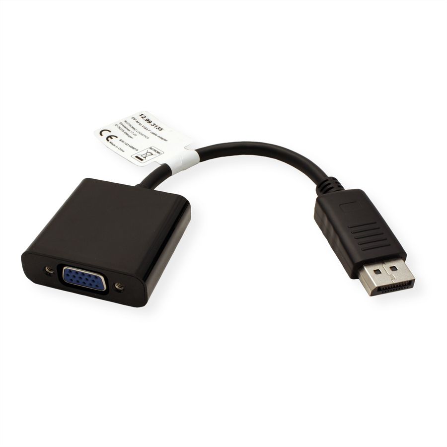VALUE Cableadapter, DP M - VGA F