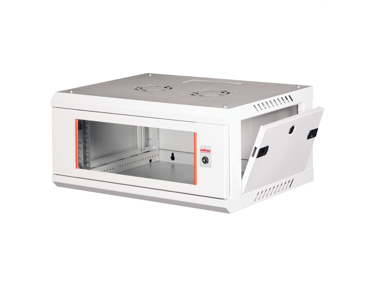 ROLINE 19" Wall Cabinet Basic Plus 4U, 600x450 BxT grey
