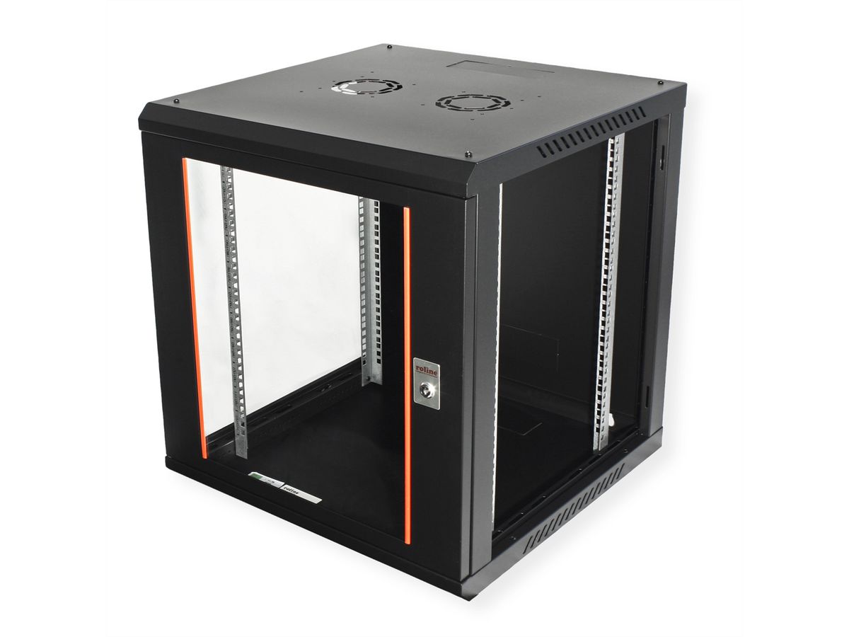 ROLINE 19" Wall Cabinet Basic Plus 12U, 600x600 BxT black