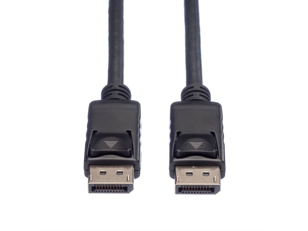 ROLINE GREEN DisplayPort Cable, DP-DP, TPE, M/M, black, 2 m