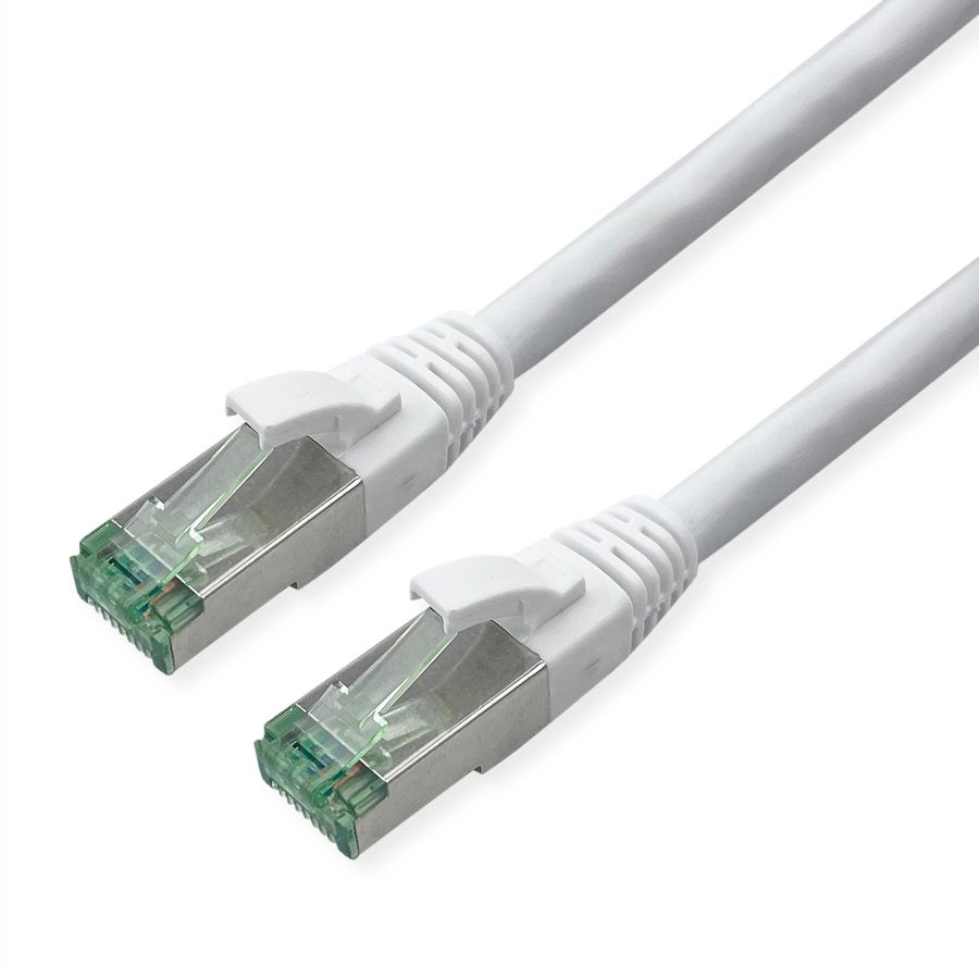ROLINE RM S/FTP (PiMF) Patch Cord Cat.6A, white, 0.5 m