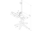 ROLINE LCD TV + PC Mobile Computing Platform, 180 cm