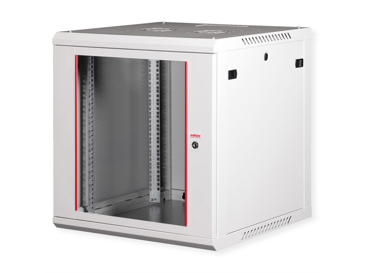 ROLINE 19" Wall Cabinet Basic Plus 12U, 600x600 BxT grey