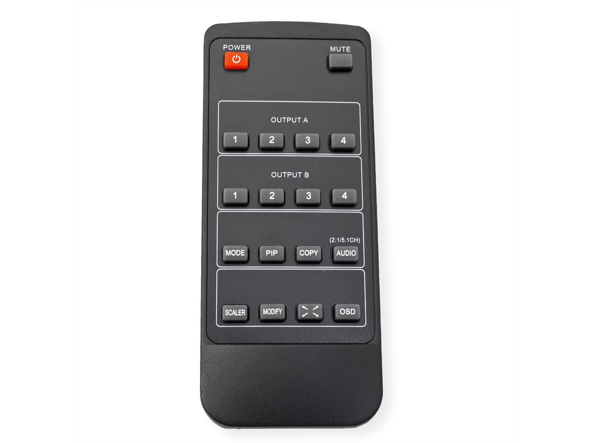 VALUE HDMI Matrix, 4x2, 4K30Hz, QUAD Multi-Viewer, seamless switching