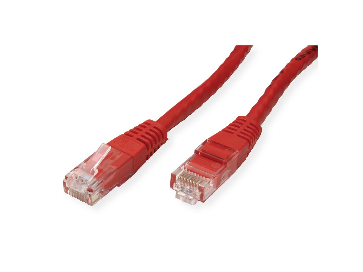 VALUE UTP Patch Cord, Cat.6 (Class E), red, 0.5 m