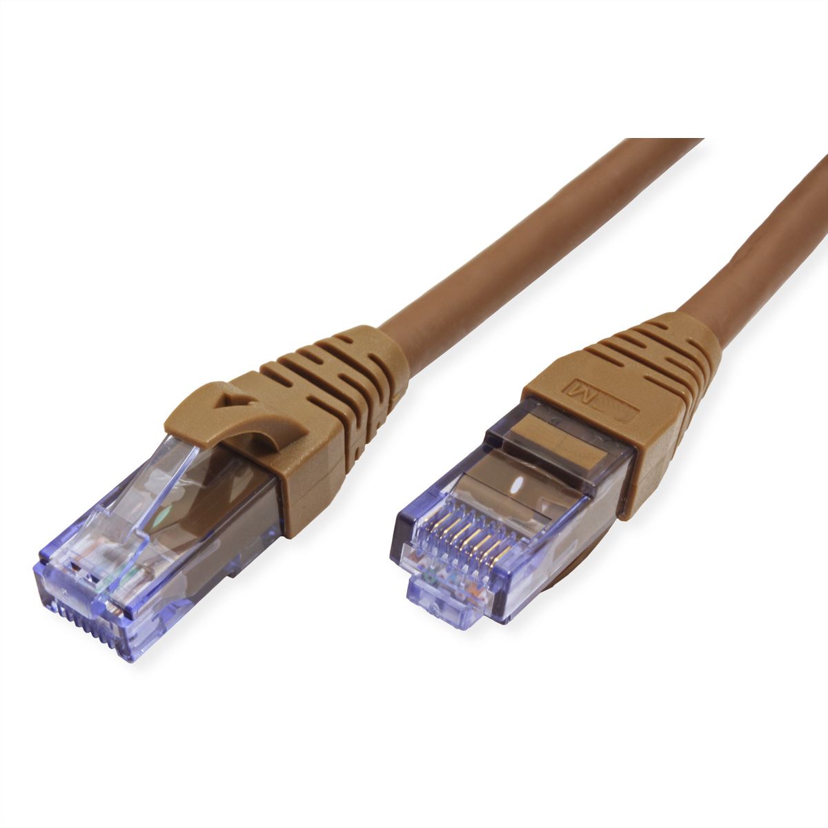 ROLINE UTP Patch Cord Cat.6A, Component Level, LSOH, brown, 2 m