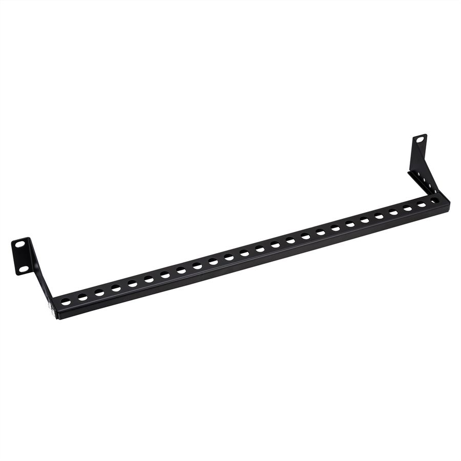 VALUE 19" 1U Rack Mountable Cable Management Bar, (horizontal) with adjustable Depth, black