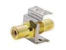 ROLINE RCA Keystone Coupler, Metal, Shielded, white