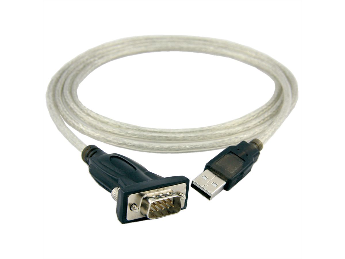 ROLINE Converter Cable USB to Serial, 1.8 m