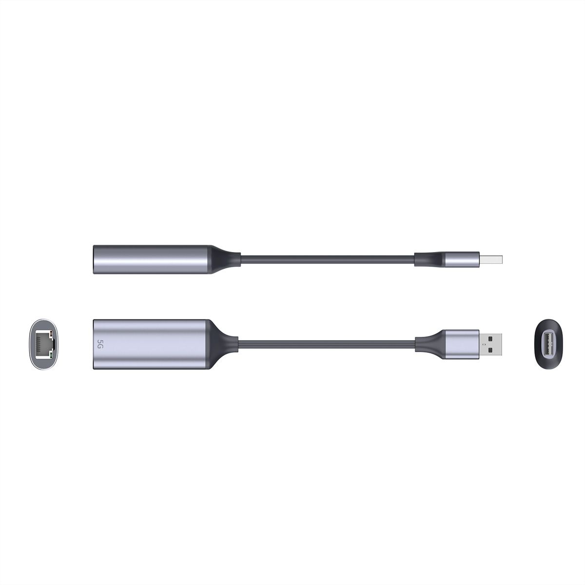 VALUE USB-A to 5 Gigabit Ethernet Converter