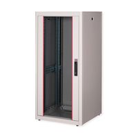 ROLINE 19-inch network cabinet Basic 26 U, 600x600 WxD glass door grey