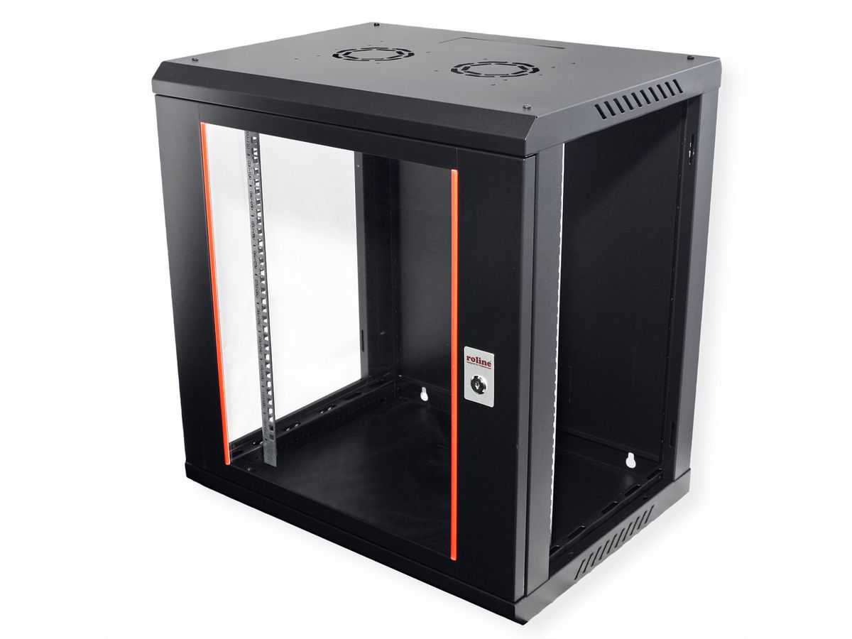 ROLINE 19" Wall Cabinet Basic Plus 12U, 600x450 BxT black