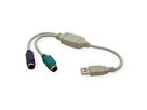 VALUE USB to 2x PS/2 Adapter Cable