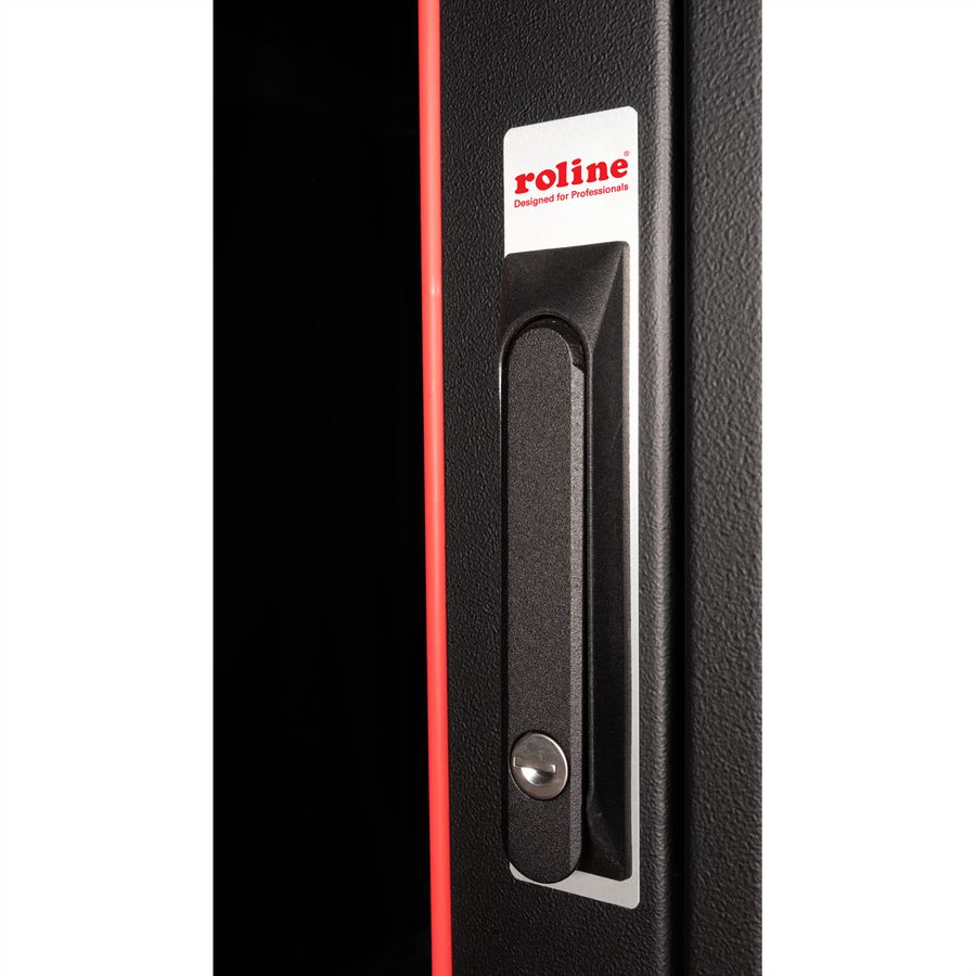 ROLINE 19-inch Network Cabinet Pro 42 U, 600x800 WxD Glass door black