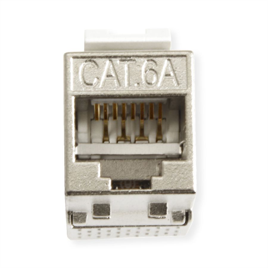 VALUE Keystone Jack, Cat.6A (Class EA), RJ-45, STP, tool-free, SLIM