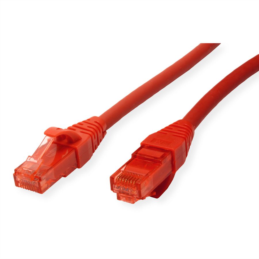 ROLINE UTP Cable Cat.6 Component Level, LSOH, red, 0.5 m