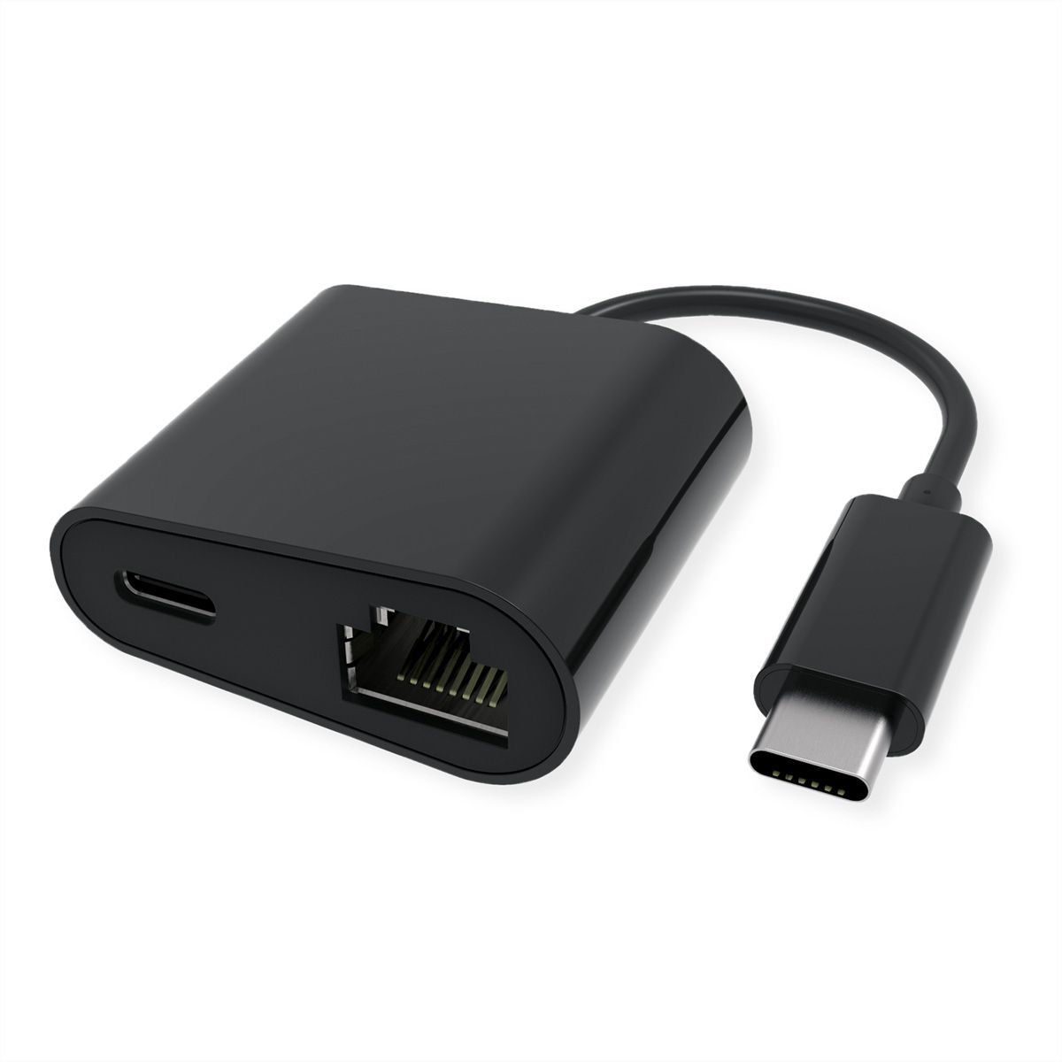 VALUE USB-C to Gigabit Ethernet Converter, PD Port