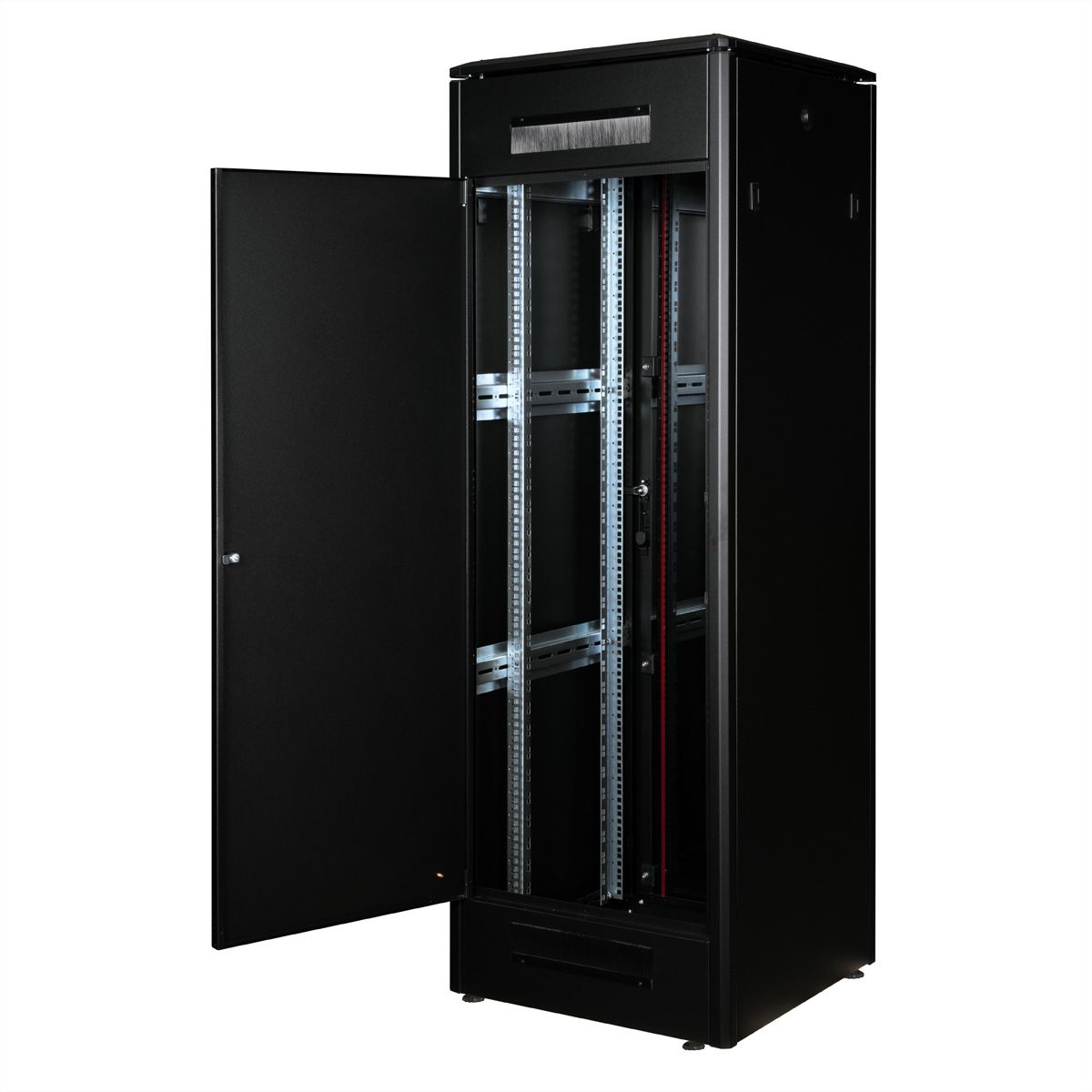 ROLINE 19-inch Network Cabinet Pro 36 U, 600x600 WxD Glass door black ...