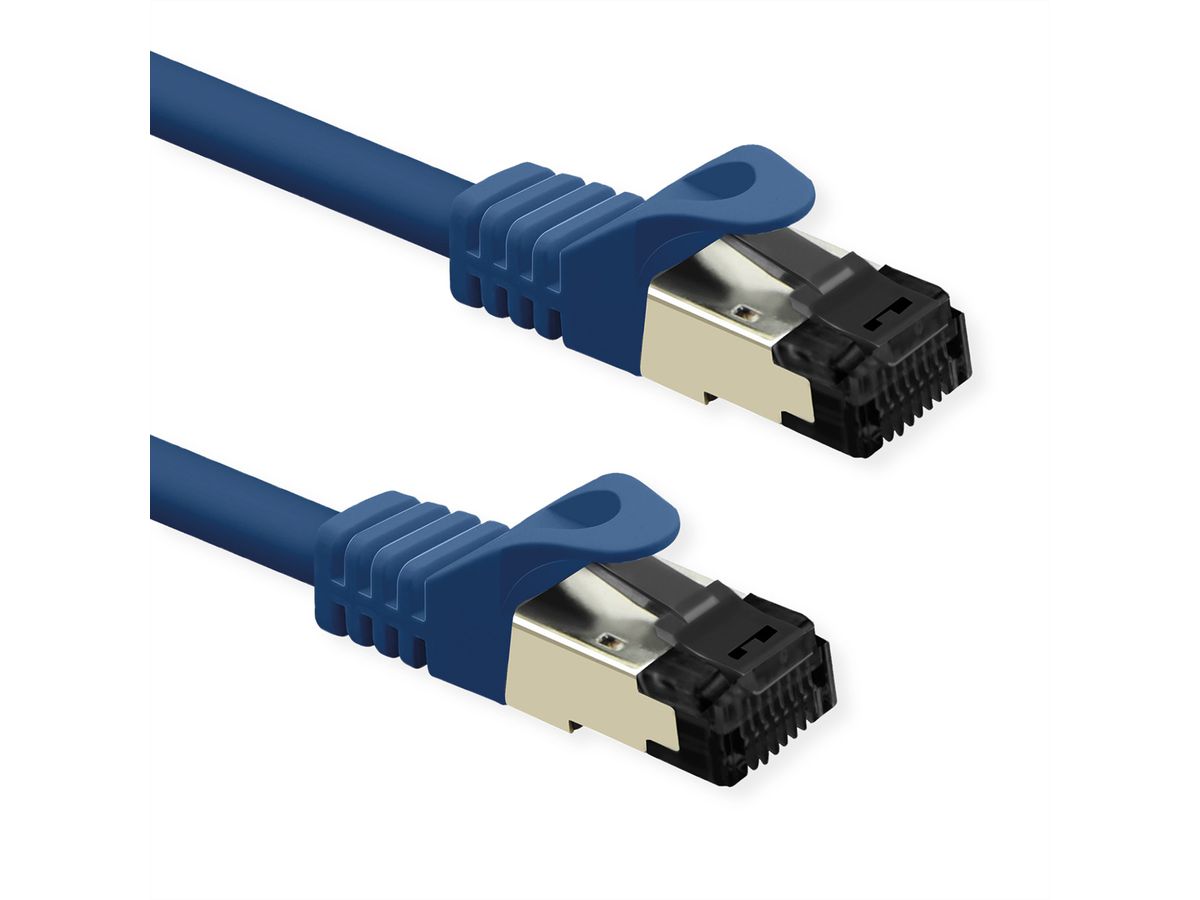 VALUE S/FTP Patch Cord Cat.8 (Class I), stranded, LSOH, blue, 2 m