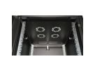 ROLINE 19-inch network cabinet Basic 22 U, 600x800 WxD Glass door black