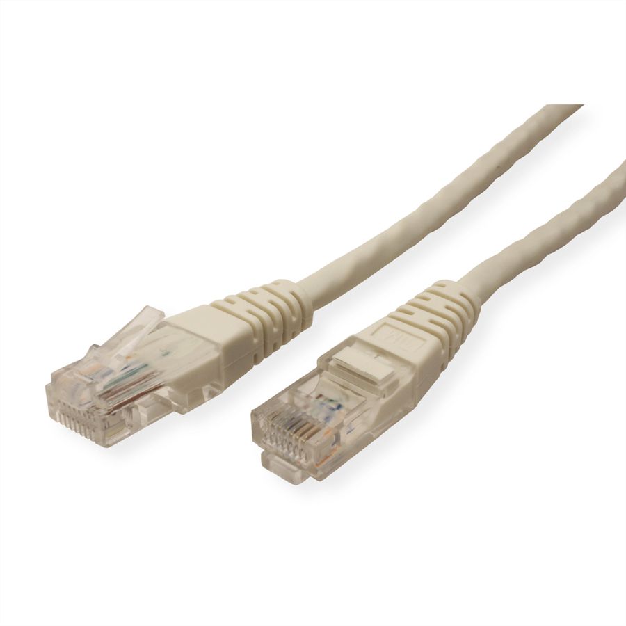 STANDARD UTP Patch Cord, Cat.6 (Class E), beige, 1 m