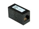 ROLINE RJ-45 Modular Coupler, Cat.6 (Class E), UTP, black, 25pcs.