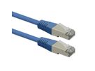 ROLINE S/FTP (PiMF) Patch Cord, Cat.6 (Class E), PoE, blue, 5 m